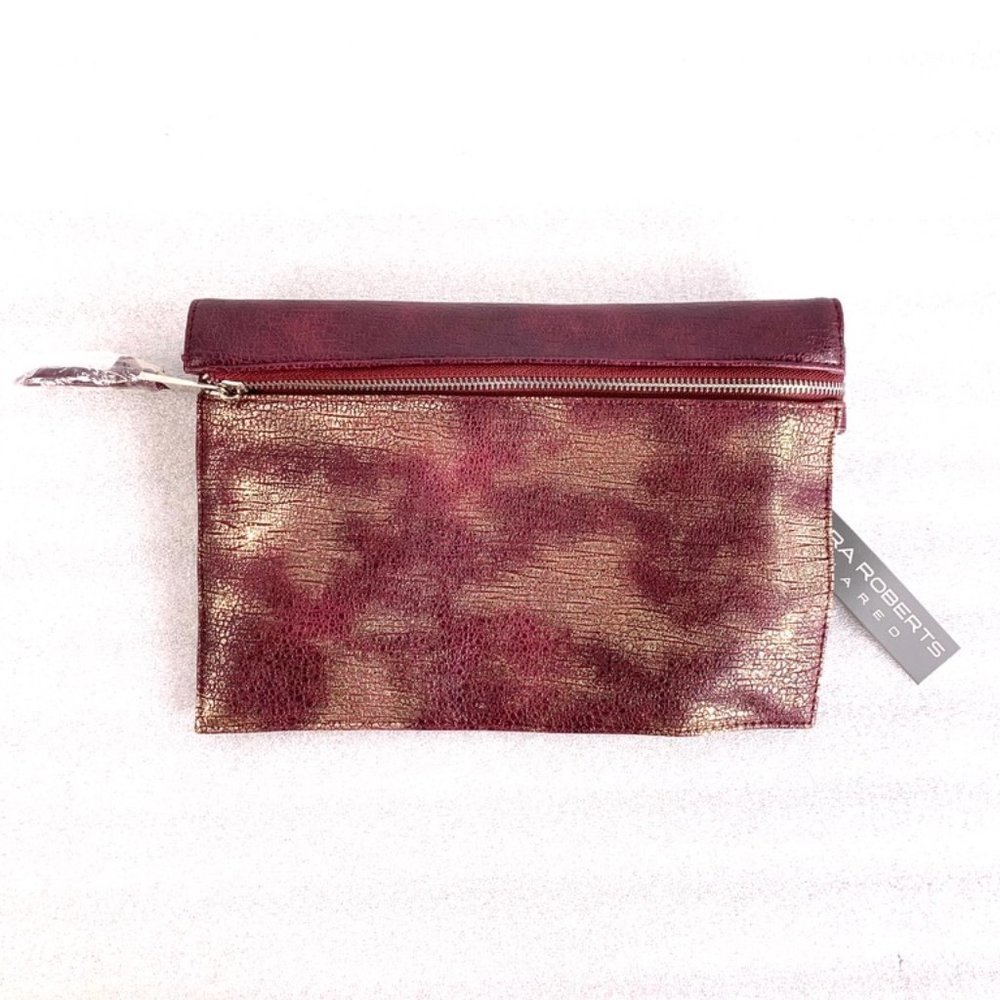 SONDRA ROBERTS Red Clutch Purse